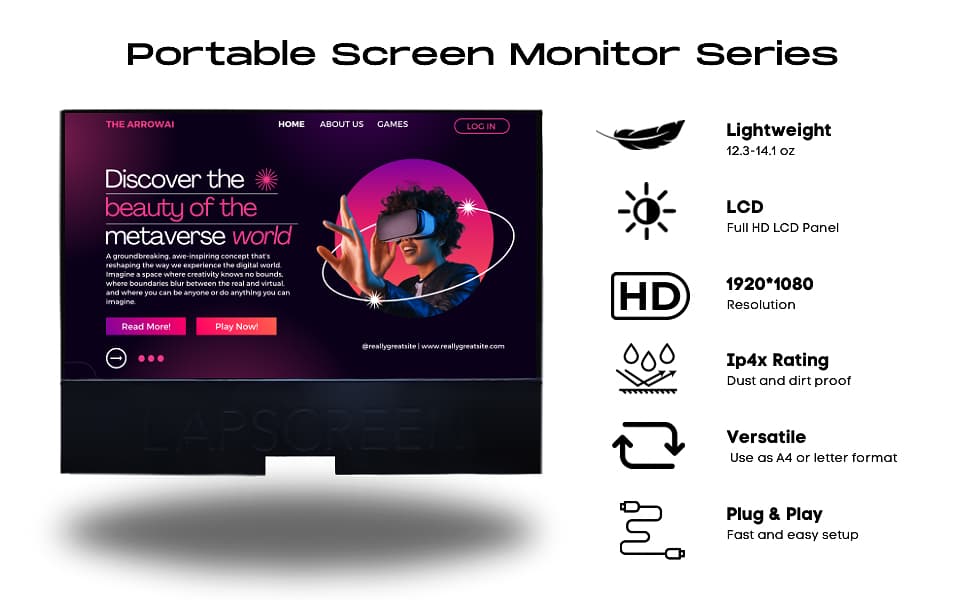 Portable Monitor Call Outs pichi 12.5" faytech Flat Touch Monitor v2 - Image 9