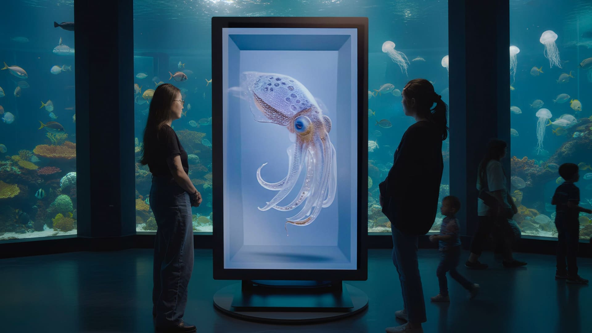 86" Hololuminescent™ Touch Display