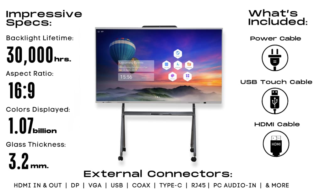 buy interactive digital white boards