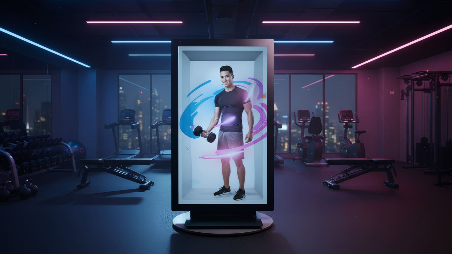 07 HLD 86 Gym 86" Hololuminescent™ Touch Display - Image 7