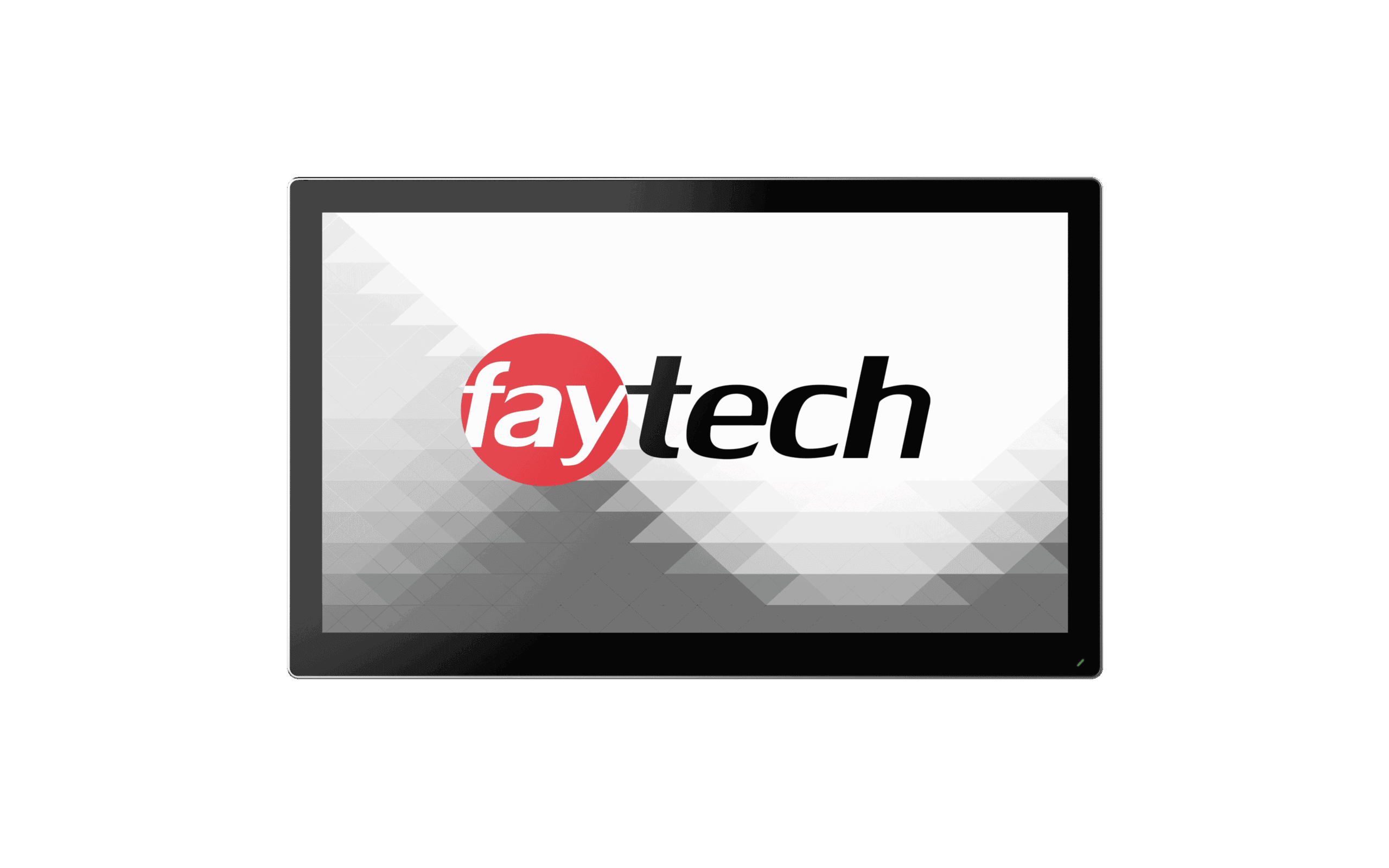 FT215TMACAPOB front scaled 21.5 inch aluminum frame capacitive touchscreen monitor — front view